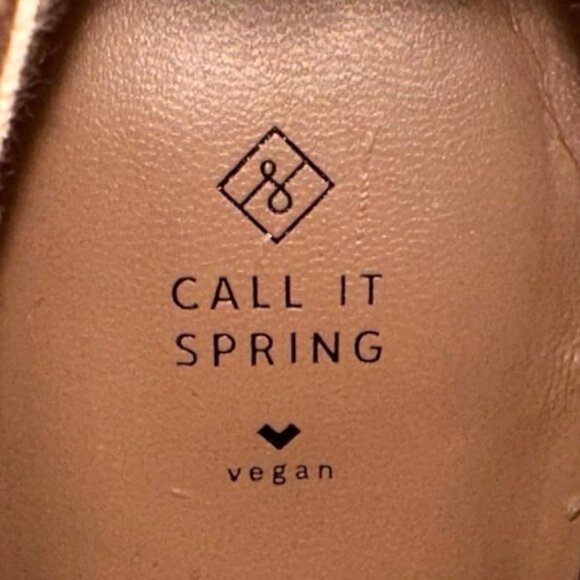 Call It Spring Womens Pink Pointed Toe Knit Ankle Boots W/ Stiletto Heel Sz 8 - Picture 11 of 12